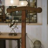 Coat rack in elm and pine from the 1950s.