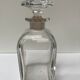 Perfume bottle crystal XIXth with cap facets