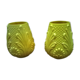 Paire de vases anciens en opaline