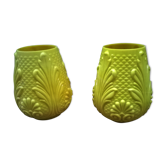 Pair of ancient vases in opaline