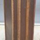 Trunk suitcase 1920 canvas coated cannage pattern