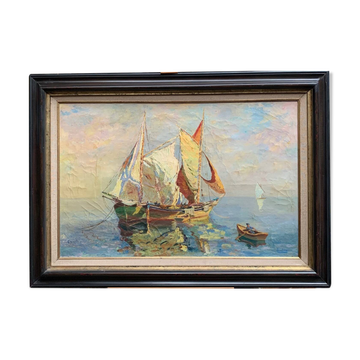 Seascape. In the style of impressionism.