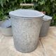 Old zinc washing machine XL