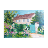 Landscape on canvas