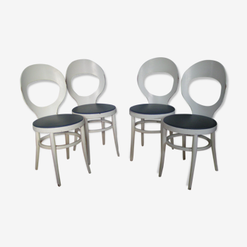 Set de 4 chaises Baumann "mouette"