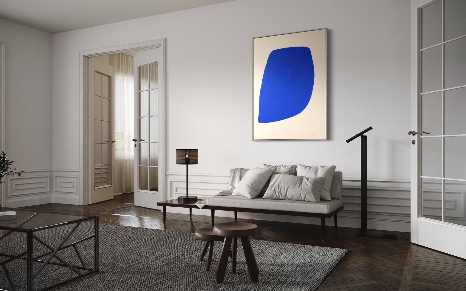 Contemporary abstract "not a circle"