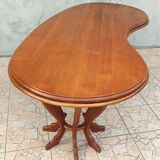 Brutalist table in solid oak