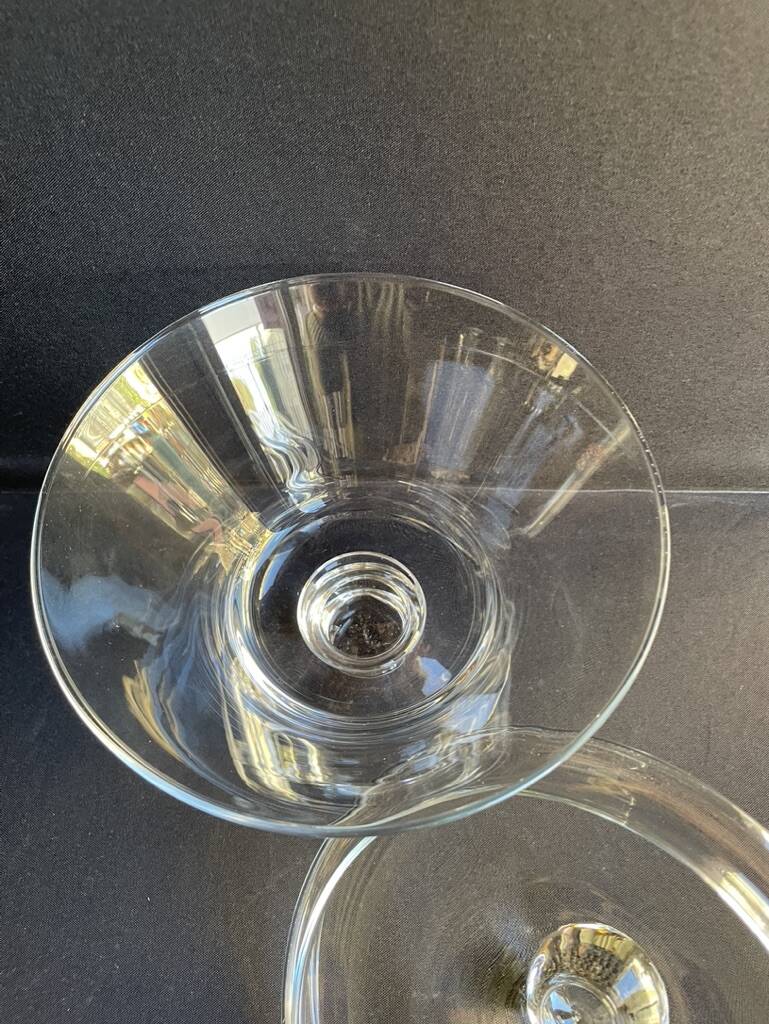 Grand compotier couvert – cristal soufflé uni