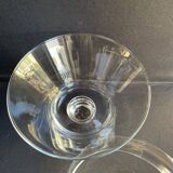Large covered compote bowl – plain blown crystal