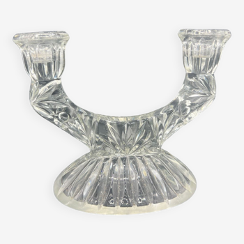 Vintage glass candle holder