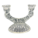 Vintage glass candle holder