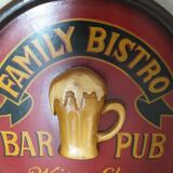 Deco bar frame