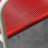 Set of 6 chairs mod. spaghetti giandomenico belotti for alias ​​80s vintage