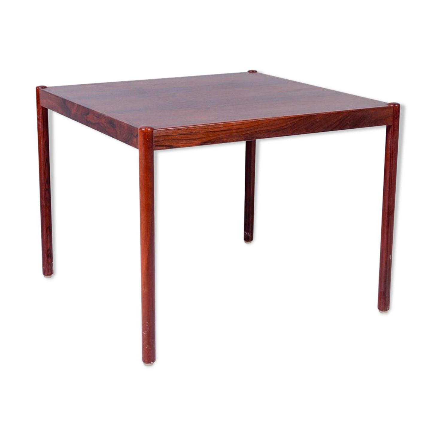 Rectangular Scandinavian coffee table in 1950s rosewood