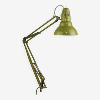 Green Adjustable Achitect Table Lamp, 1970s