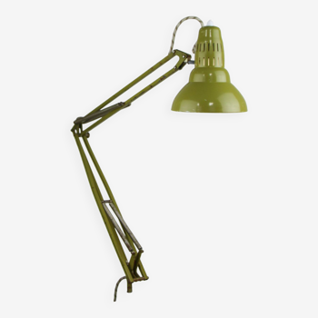 Lampe de table Achitect réglable en vert, années 1970