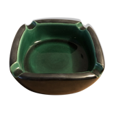 Enamelled ceramic ashtray