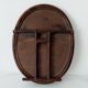 Antique rattan table mirror early 20th century