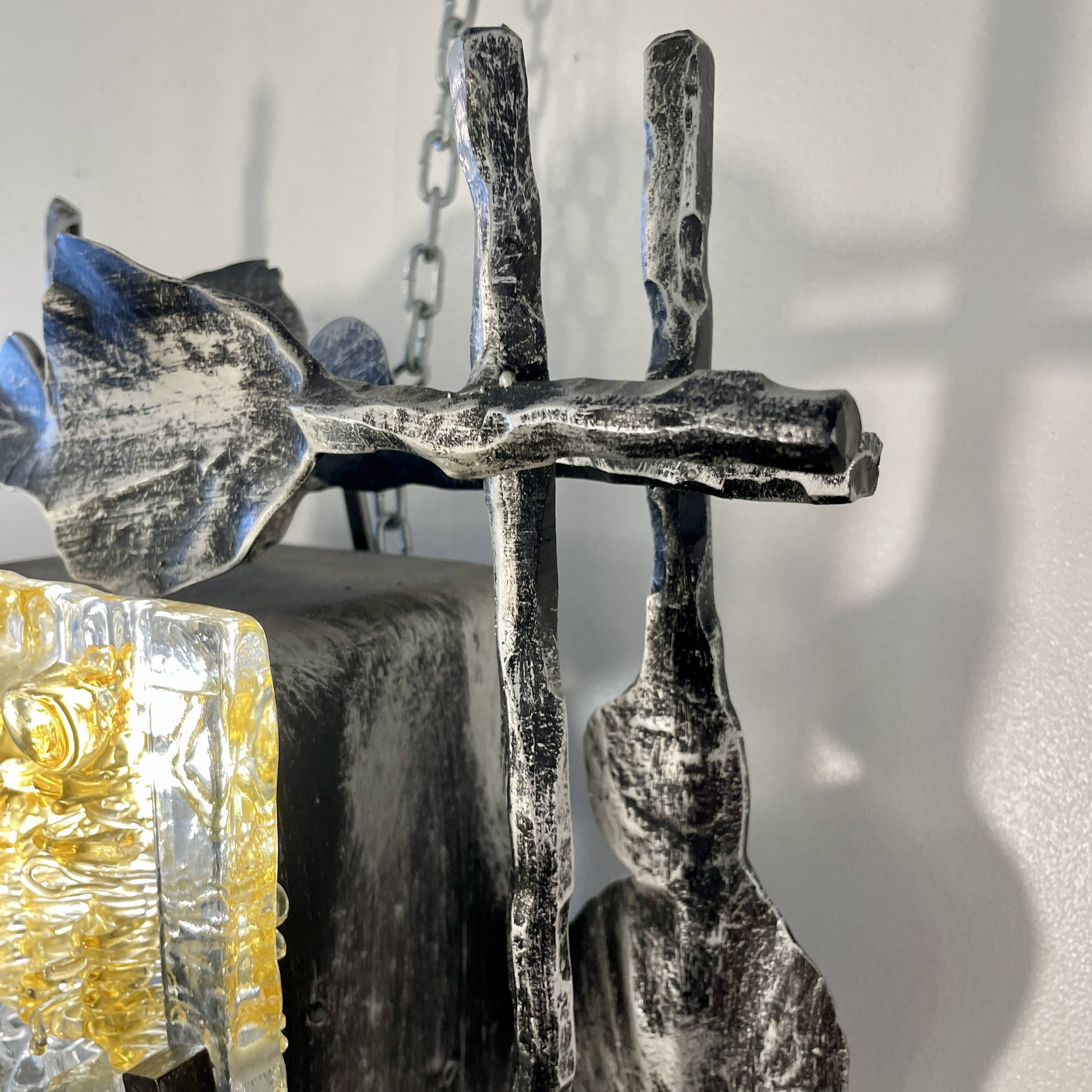 Brutalist Wall Lamp by Tom Ahlström & Hans Ehrlich for A+E Leuchte from 1960'~70'