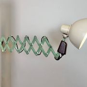 Industrial East German Scissor Lamp from VEB Zweckleuchtenbau Dresden, 1950