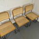 Set of 4 vintage Cesca S32 dining chairs by Marcel Breuer, 1990s