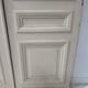 Pair of Haussmann-style double passage doors in patinated oak from the 19th century.