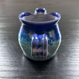Small blue pitcher