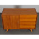 Vintage oak and veneer storage by Jiri Jiroutek, model U-458, 1960