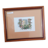 Watercolour. Signed Triaire. 33.5X27.5 cm.