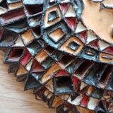 Ceramic sun by Roland Zobel Les Cyclades Anduze