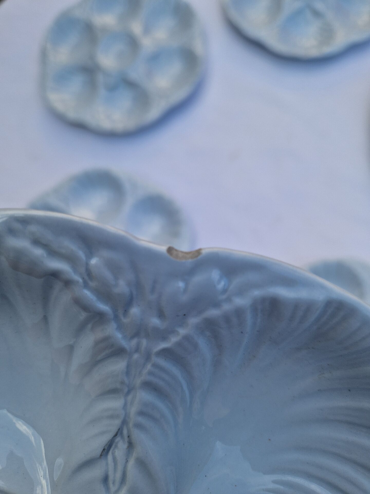 Set of 6 shell plates
