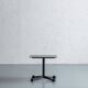 Vintage black TV stand by Alegri Parma, Italy, 1970s