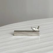 Set of 6 origami bird knife holders
