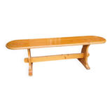 Solid wood indoor bench