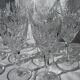 Set of 11 chantilly red wine glasses by saint-louis