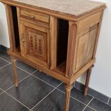 Louis XVI style wood and marble furniture