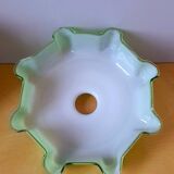 Green opaline lampshade, 1930.