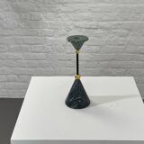 Vintage marble and brass candle holder