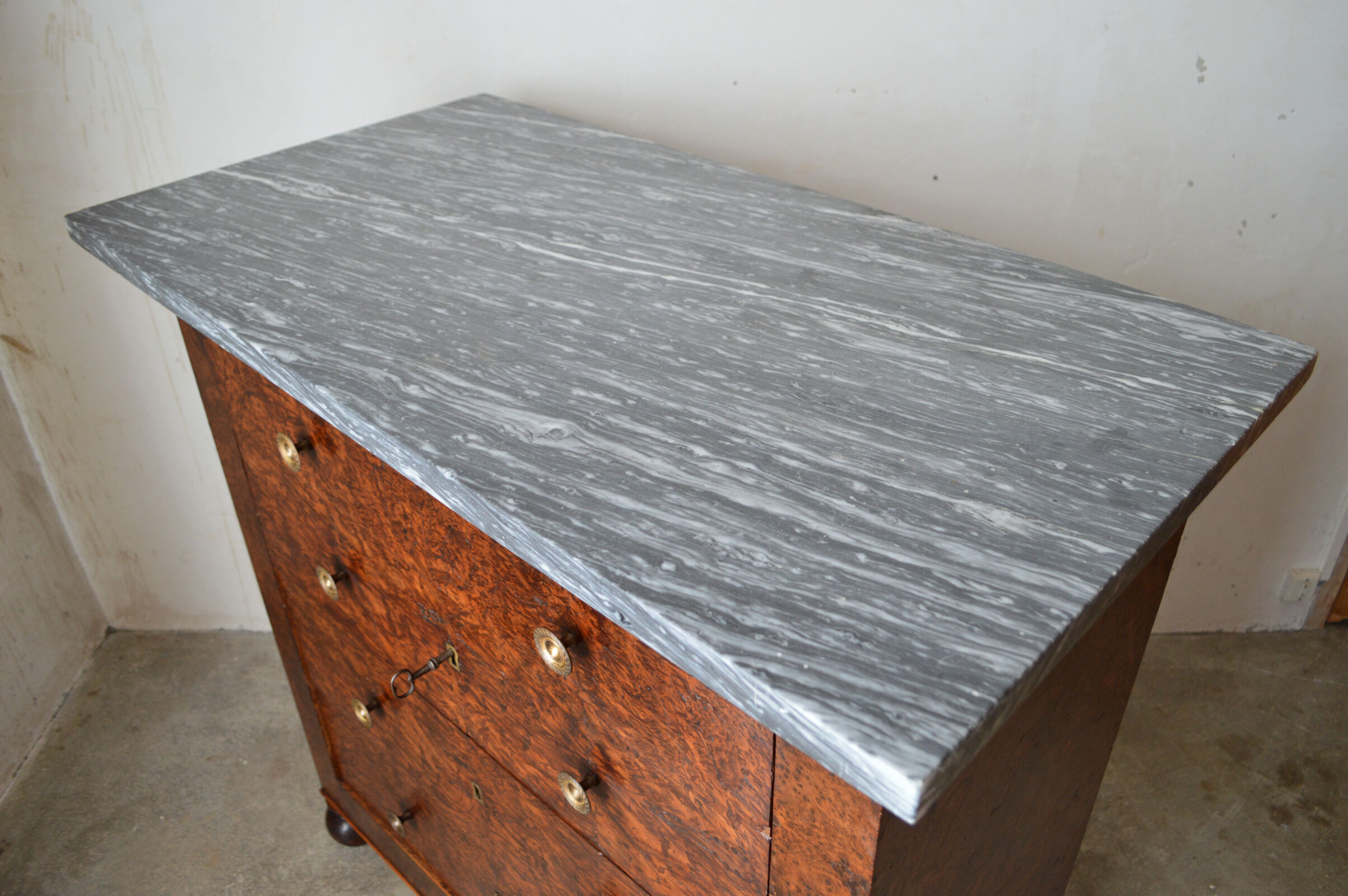 Charles X Cchest of drawers in Cedar Magnifier circa 1830