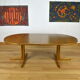Lubke vintage 1960 Scandinavian design oval table