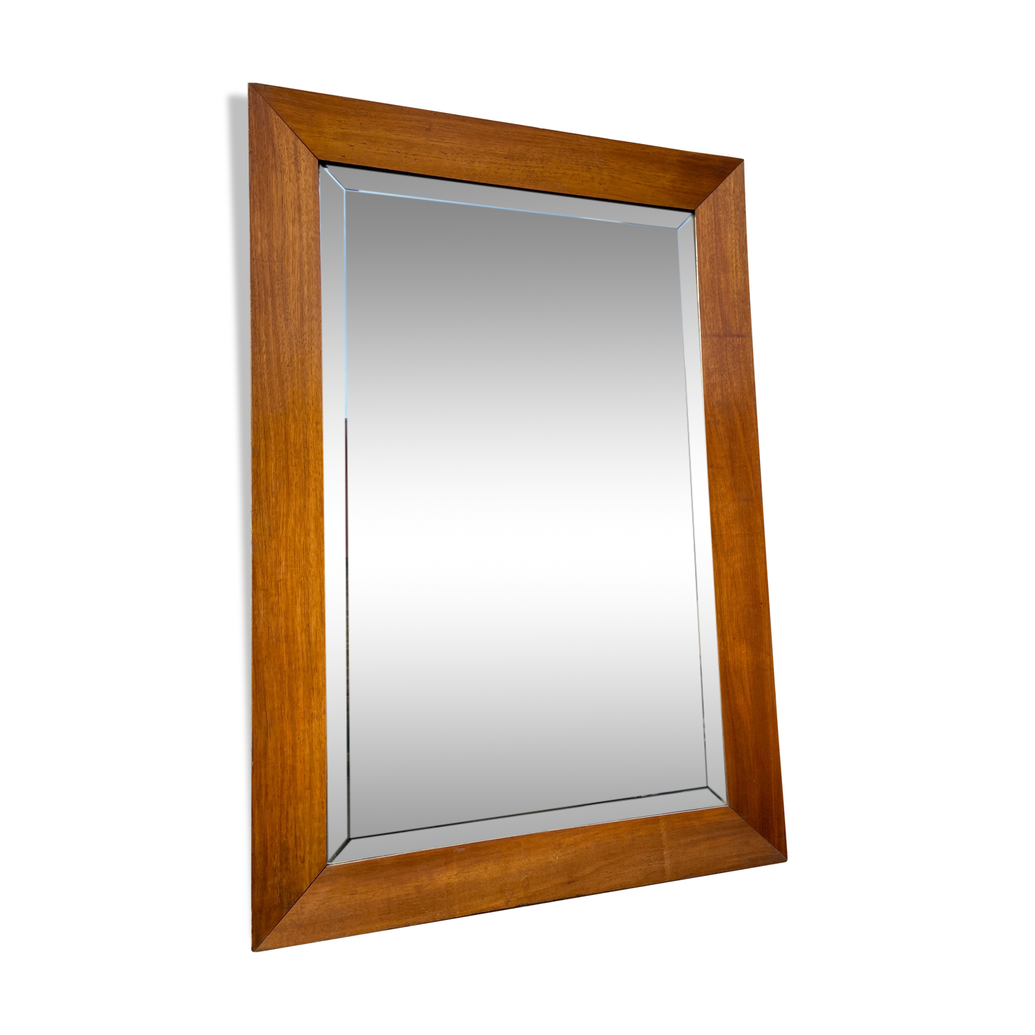 Old mirror ice vintage 1850 walnut alsace region style louis philippe