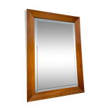 Old mirror ice vintage 1850 walnut alsace region style louis philippe