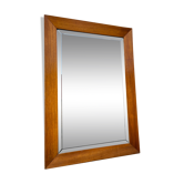 Ancien miroir glace vintage 1850 noyer alsace région style louis philippe