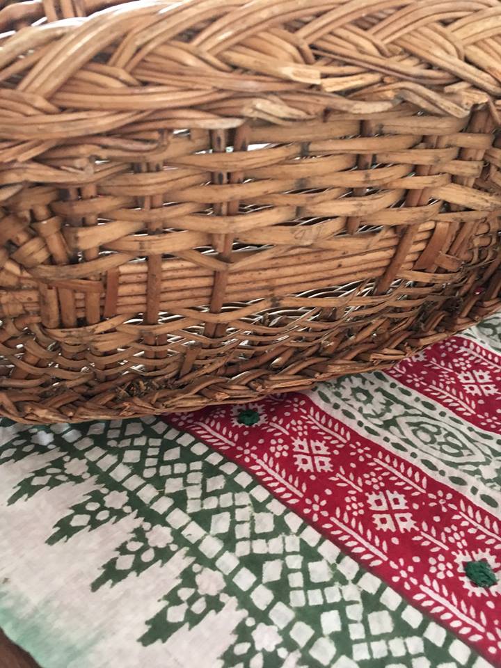 60s wicker basket