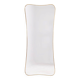 Golden brass mirror in the style of Gio Ponti. 1980s or 1990s.