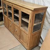 Natural Burmese teak sideboard