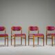 Mid-Century Teak Dining Chairs by Johannes Andersen for Uldum, Set of 4