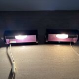 Vintage IKEA LOD V413 purple metal wall lamp bedside lamp wall lamp 1980s S