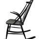 Fauteuil à bascule vintage Illum Wikkelso design danois