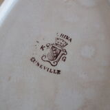 Old pink net sauce pot Lunéville KG China